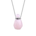 thumbnail image 2 of TopLLC Bouteille de Parfum en Cristal de Pierre Naturelle Collier Bouteille de Parfum en Cristal Chaîne en Acier Inoxydable Collier en Cristal Collier 0,5 ml Collier Collier, 2 of 2