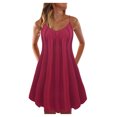 thumbnail image 1 of Fridja Robe de Plage d'Été Décontractée Multicolore Unie pour Femmes, 1 of 4