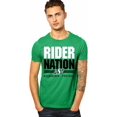 thumbnail image 1 of CFL Saskatchewan Roughriders Raider Nation Irish-Green Large T-Shirt, 1 of 3