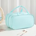 thumbnail image 3 of Bwiyojiz Storage & Organization Cloth Large-capacity Portable Cosmetic Bag with Three-layer Partitions for, Green, Home Gifts, 3 of 6