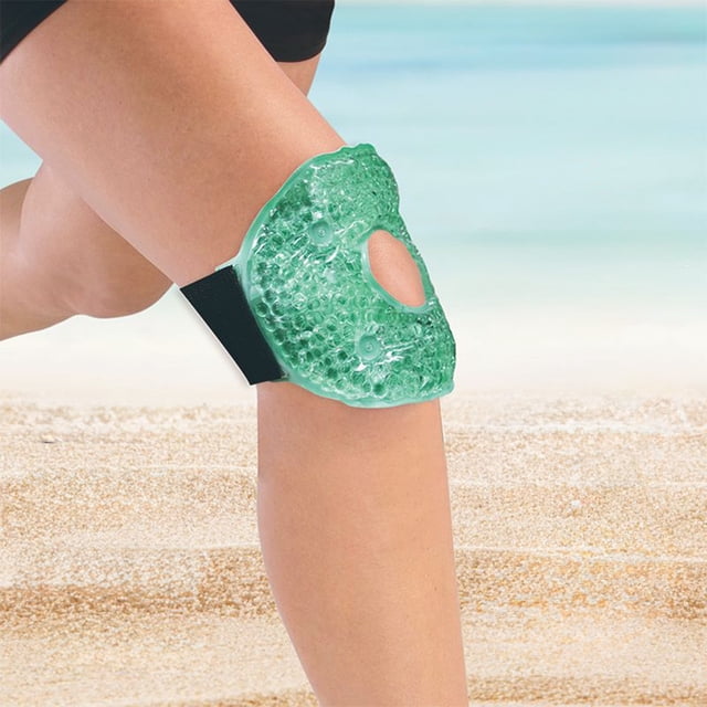 ZZkhGO Gel Cold Hot Pack, 220ml Dual Use Hot Cold Compress Bag, Reusable Therapy Pad for Sports Injuries Head Shoulder Leg Knee