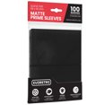 thumbnail image 1 of EVORETRO 100-Pack Matte Black Card Sleeves – Durable Protective Covers for Trading Cards, Sports, TCG, 1 of 5