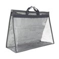 thumbnail image 1 of Unique Bargains Handbag Dust Bags, L Size PVC Dustproof Transparent Purse Protector, Gray, 1 of 5