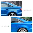 thumbnail image 4 of 2Pcs Rear Side Window Louver Covers Fit for 8V Sedan 2013 - 2020 Left and Right Impact Proof Rear Window Air Vent Scoop Shutter Covers with Sporty Look, 4 of 7