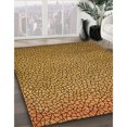 thumbnail image 3 of Ahgly Company Tapis d'Intérieur Lavables en Machine, Carrés Transitionnels Brun Bronze Foncé, Carrés de 4', 3 of 7