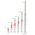 thumbnail image 3 of CQCYD 6Pcs S2 PH2 Phillips Screwdriver Bit Set, Impact Anti Slip Star Drill Bits for Power Driver, 1/4 Inch Hex Shank, High Hardness Alloy Steel, Multiple Lengths 25‑150mm for Woodworking and Repair, 3 of 9