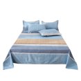 thumbnail image 1 of Maplenight Ensemble de Literie Toutes Saisons Format Double - Microfibre Douce, Résistant au Rétrécissement et à la Décoloration, Comprend 1 Drap et 2 Taies d'Oreiller - Entretien Facile et Confortable Bleu, 1 of 5