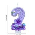 thumbnail image 3 of LSLJS Roman Numeral Candles Numeral Birthday Candles Birthday Celebration Party Candle, 3 of 6