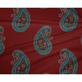 thumbnail image 4 of oneOone Polyester Lycra Fabric Paisley Block Print Fabric By Yard 56 Inch Wide, 4 of 4