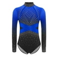 thumbnail image 3 of CHICTRY Gymnastics Bodysuit for Girls Tank Unitards Ballet Dance Leotard Workout Color Block Practice Outfit Navy Blue 8, 3 of 5