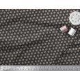 thumbnail image 2 of Soimoi Polyester Crepe Fabric Dot & Pretzels Food Print Sewing Fabric Yard 42 Inch Wide, 2 of 3