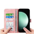 thumbnail image 3 of Wallet Case for Xiaomi Redmi A7 Pro Flip Phone Case with Card Slots, Cash Pocket, Kickstand, Magnetic Closure & Wrist Strap, TPU Soft Shell Cover Pink, 3 of 6