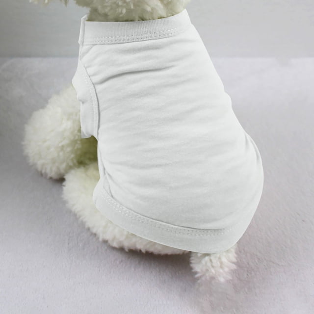 LSLJS Pet Dog Warm Pajamas Soft Color Puppy Clothes Vest Vest, Pet Costume