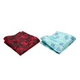thumbnail image 3 of SNNROO Mens Adjustable Paisley Bow Tie  Pocket Square and Clips Suspenders, 3 of 3