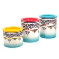 thumbnail image 4 of EuroCeramica Zanzibar Zanzibar-3pcs Canister, 3-Piece Set, Multicolor, 4 of 4