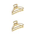 thumbnail image 1 of maskred Pinces de Mode Grand Style Simple à Portée de Main Style Simple Robuste Exquis Accessoires Barrettes pour Femmes KC Or/arc 2Set, 1 of 6
