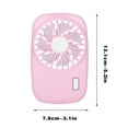 thumbnail image 5 of Yhmxh Fan-Desk Fan Portable Fan Box Fan Mini Fan Camera Fan Super Book USB Fan Strap Portable Outdoor Travel Fan Cute Portable Fan fan fan, 5 of 5