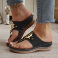 thumbnail image 3 of Womens Flip Flops Orthopedic Sandals Summer Comfortable Walking Thongs Beach Arch Support Slip on Slippers, 3 of 6