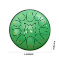 thumbnail image 2 of LOVEVER Tambour à Main 6 Pouces 11 Tons pour Enfants et Adultes Portable et Léger en Acier au Carbone avec Rythmes Uniques pour Expression Musicale Créative Adapté pour Jeu Solo, 2 of 4
