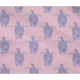 thumbnail image 4 of oneOone Cotton Flex Fabric Turtle Block Print Fabric By The Yard 40 Inch Wide, 4 of 4