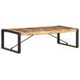 thumbnail image 1 of vidaXL Coffee Table 140x70x40 cm Rough Mango Wood, 1 of 5