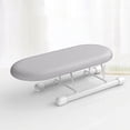 thumbnail image 4 of facefd Small Folding Ironing Board Ironing Foldable Legs Easily Store Cuffs Neckline for Home Silver, 4 of 9