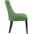 thumbnail image 3 of Modway Regent 20.5" Tufted Fabric and Solid Wood Dining Chair, Kelly Green, 3 of 4