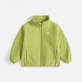 thumbnail image 2 of MIASHUI Manteau Léger Chaud à Fermeture Éclair pour Tout-Petits Garçons Filles, Vert, 6-7 Ans, 2 of 9
