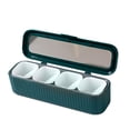 thumbnail image 2 of Vaidha 4 Grids Seasoning Box Spice Jar Kitchen Organizer And Storage Spice Jars Clean Combination Seasoning Box Pepper Shakers Container Spice Container Set, 2 of 6