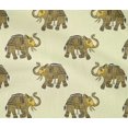 thumbnail image 4 of oneOone Cotton Flex Fabric Elephant Block Print Fabric By The Yard 40 Inch Wide, 4 of 4
