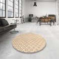 thumbnail image 4 of Ahgly Company Tapis d'Intérieur Lavable en Machine Carré Transitionnel Mocassin Beige, 7 Pieds Carré, 4 of 7