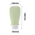 thumbnail image 3 of 90ml Cosmetics Sample Empty Bottle Shampoo And Shower Gel Extrusion Travel Plastic Bottle Set Portable Wash Flip-top For Easy Squeezing, 3 of 8