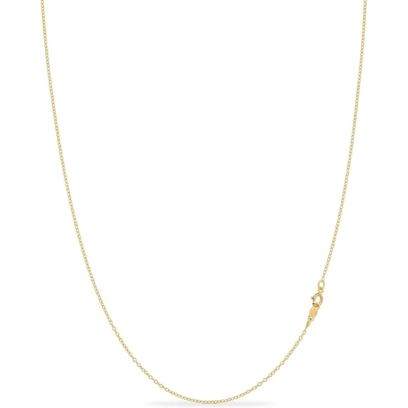 HSHDLDF Creations Cable Chain Necklace Sterling Silver, Rose Gold and Gold Plated
