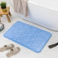 thumbnail image 4 of Thick Bathroom Rugs Mat,Bath Mats for Bathroom Non Slip,Bathroom Absorbent Floor Mat Is Machine Washable Soft Comfortable and Quickly Absorbs Water Ensuring Stable and Non Slip Bathroom Floor Mat, 4 of 6