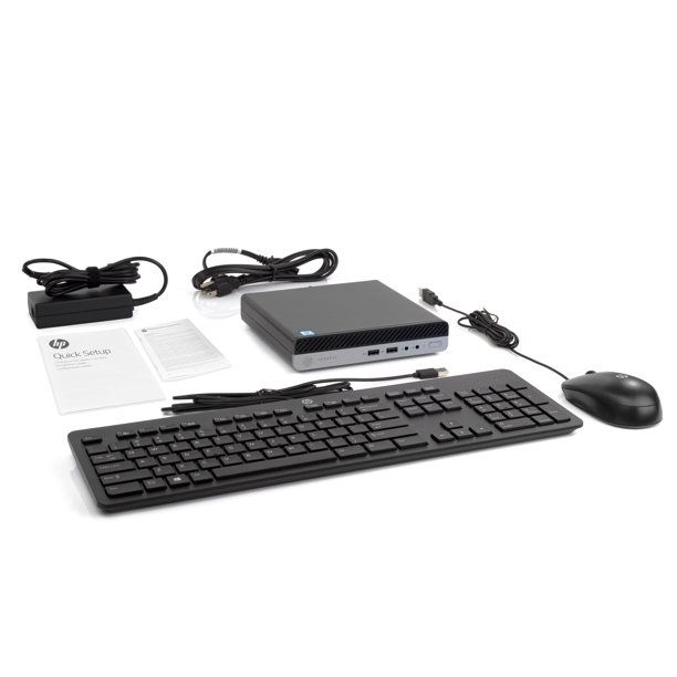 HP ProDesk 400 G5 Mini PC, Intel Core i5-9500T Upto 3.7GHz, 8GB