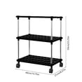 thumbnail image 2 of Bwiyojiz Storage & Organization Large Floor Shelving Unit Mobile Cart Adjustable Tier Shelves Kitchen and Bathroom Organizer Snack Rack, Gifts for Mom, 2 of 6
