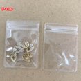 thumbnail image 2 of facefd PVC Jewelry Storage Organizer for Earrings Album Cards 160Grids 30 Bags 35g, 2 of 9