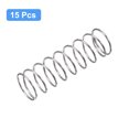 thumbnail image 3 of Unique Bargains Ressort de Compression, Lot de 15 en Acier Inoxydable 304, Diamètre 16 mm, Fil 1 mm, Longueur 50 mm, 3 of 6