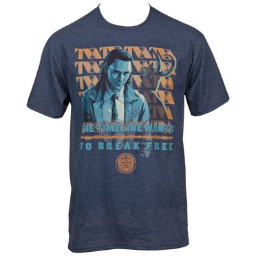 Marvel Studios Loki Series Break Free TVA T-Shirt-Large