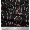 thumbnail image 3 of Soimoi polyester Crepe Fabric Arrow & Dream Catcher Home Decor Print Fabric by Yard 52 Inch Wide, 3 of 3