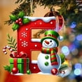thumbnail image 3 of Bdday 26 Letters Christmas Tree Decoration Pendant Christmas Tree Ornaments Personalized DIY Christmas Ornaments Christmas Decoration Xmas Tree Hanging Decor Feature, 3 of 4