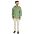 thumbnail image 2 of Bestman Solid Formal Button Down Shirt For Men Long Sleeve With Patch Pocket Business Wear, 2 of 7