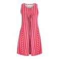 thumbnail image 4 of Pyjama pour Femmes Zeophrasy Femmes Imprimé avec Poches Chemises de Nuit Sans Manches Vêtements de Nuit devant Plissé Nuisette Col Rond Robe de Nuit Clearacne Moins de 5, 4 of 8