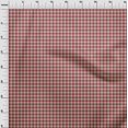 thumbnail image 3 of oneOone Silk Tabby Fabric Gingham Check Decor Fabric Printed BTY 42 Inch Wide, 3 of 4
