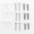 thumbnail image 2 of Hometrends Clips et vis décoratifs robustes pour miroir. Clips en plastique pour montage mural. Six (6) ensembles de quincaillerie inclus. Recommandés pour les miroirs d’une épaisseur de 1/4 po., 2 of 5
