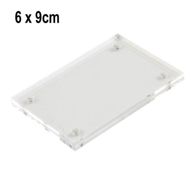 Transparent Acrylic Photo Frame Magnetic Poster Display Stand