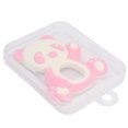 thumbnail image 3 of Baby  Toy, Pink Baby  Rings Ease Discomfort Easy Clean  For Home Use For Infant, 3 of 8