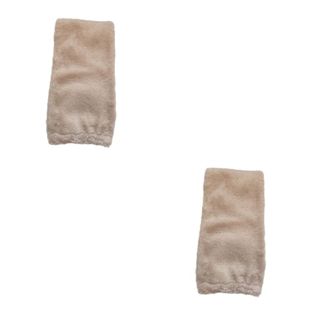 kurtrusly Plush Over Knee Socks Stay Warm In Style Cold Weather Gift Idea Winter Plush Over Knee Socks Fit khaki 2Set