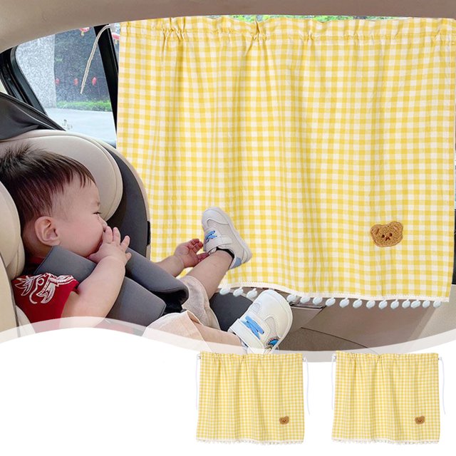 Car Sunshade Suction Cup Window Shade | Rear Side Window Blockout Shield | Kids Uv Protection Auto Sun Blocker for Car Back Seat Windows