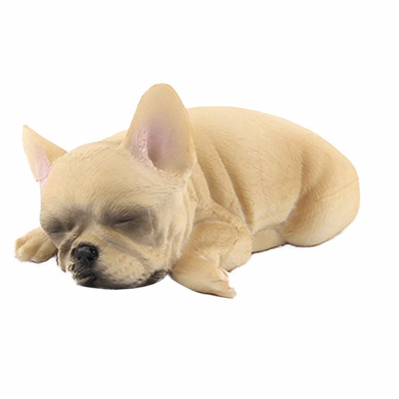 Figurines de Modèles d'Animaux en Plastique PVC Simulés Allongés Jouet Enfants Jouet Maison Bureau Ornements Cadeau de Fête